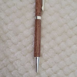 Handcrafted pen made from Sapele (African hardwood)